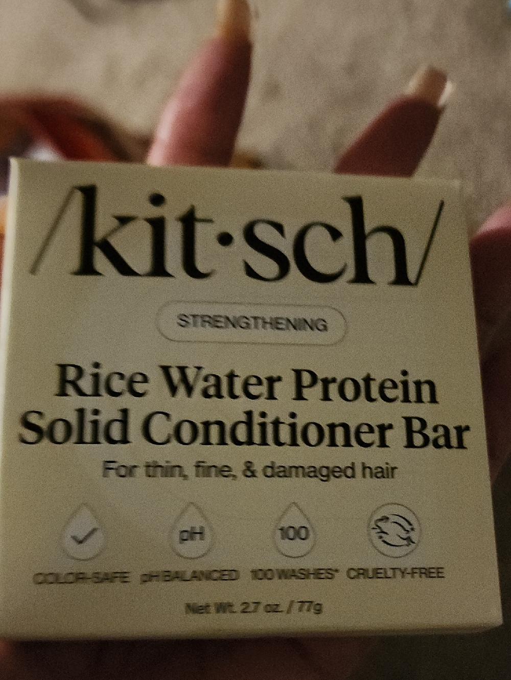 Kitsch Rice Water Protein Solid Conditioner Bar